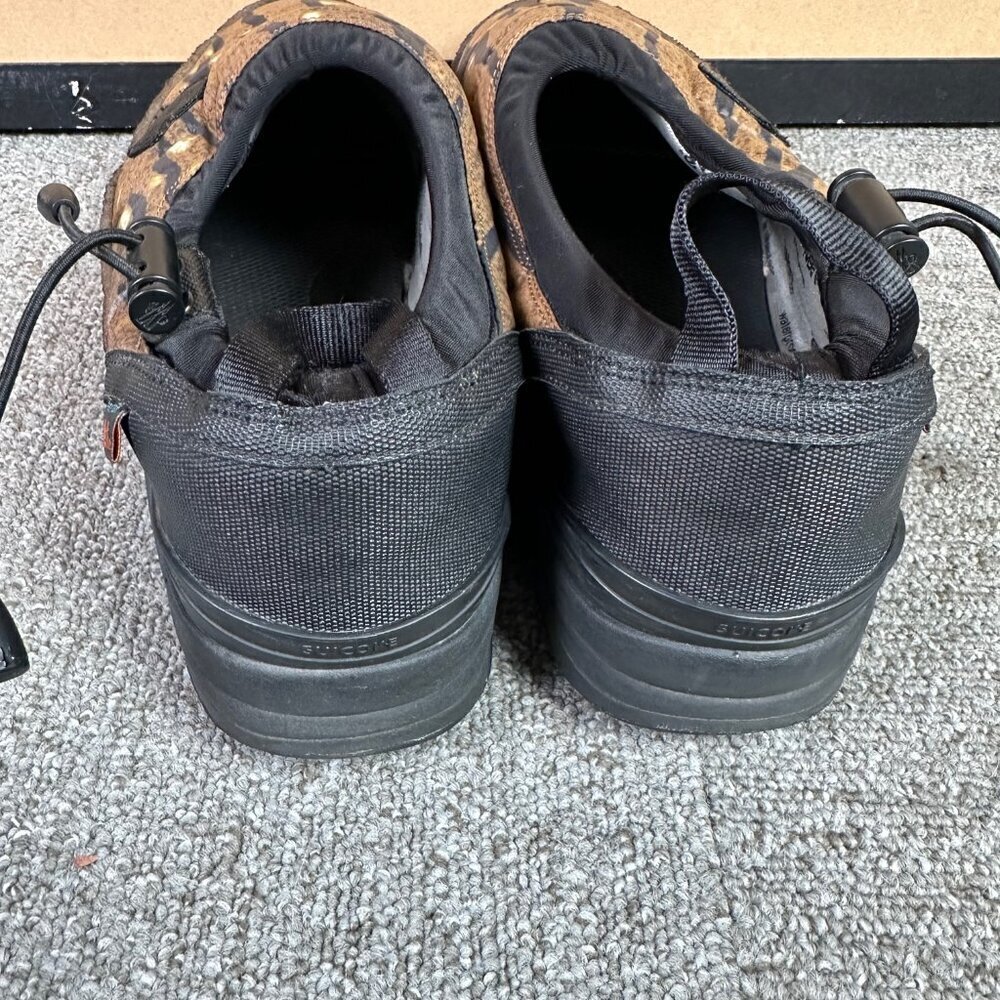 Suicoke x Moncler Pepper Loafer in Brown Camo Puffer Apres Ski Shoe Mens EU 43 - Picture 3 of 7